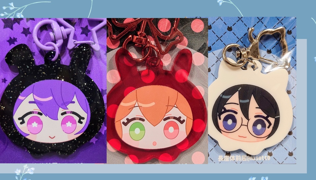 かぶりものアクキー