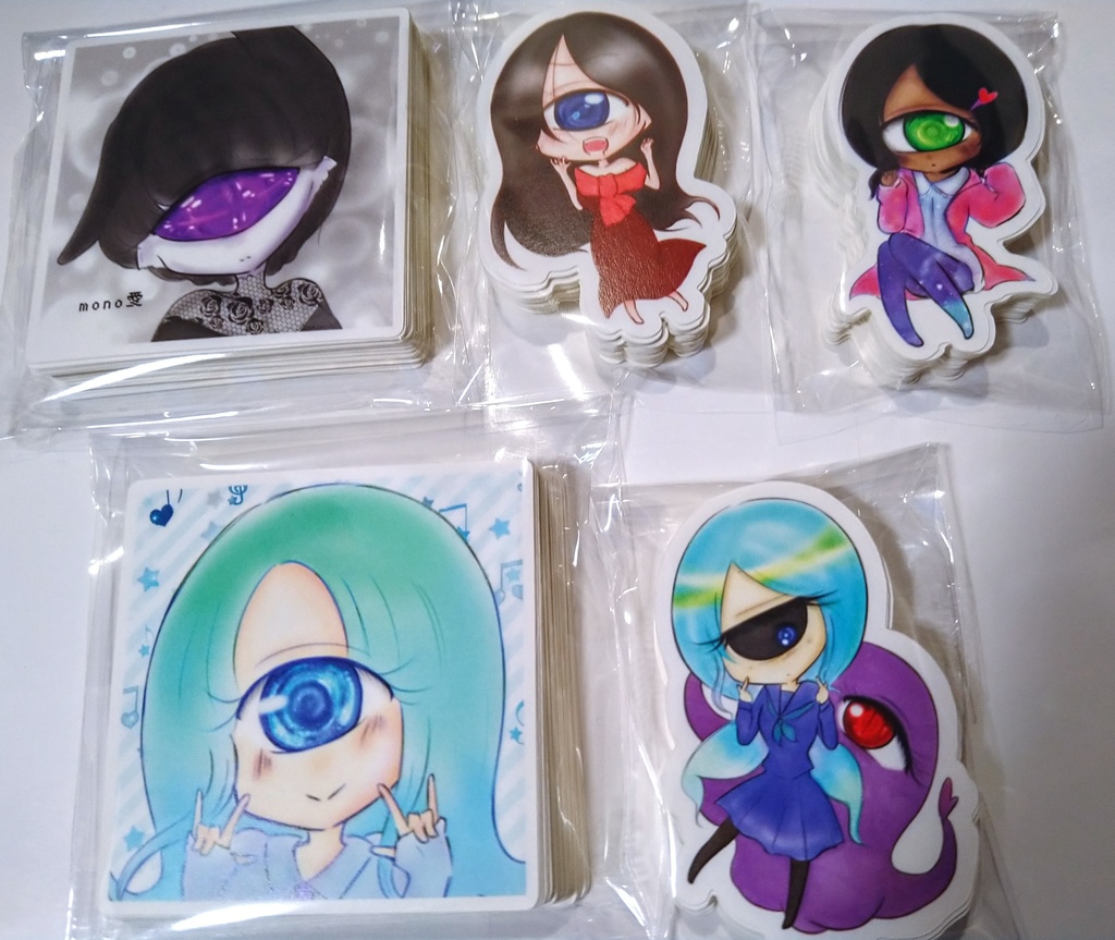 【単眼グッズ】ステッカーセット