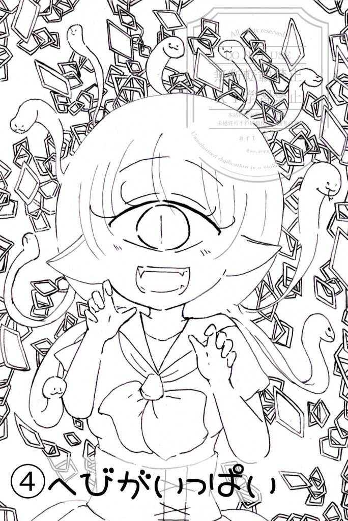 ドローイング(モノクロ)