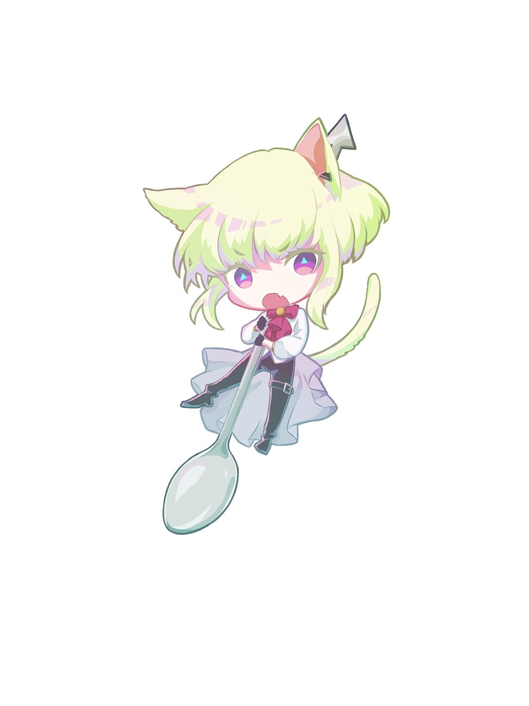 キャットバーニッシュアクリルキーホルダー