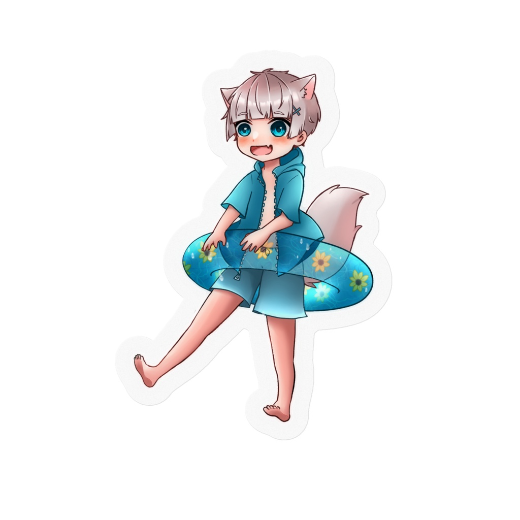 犬神くん オリキャラステッカー クリア