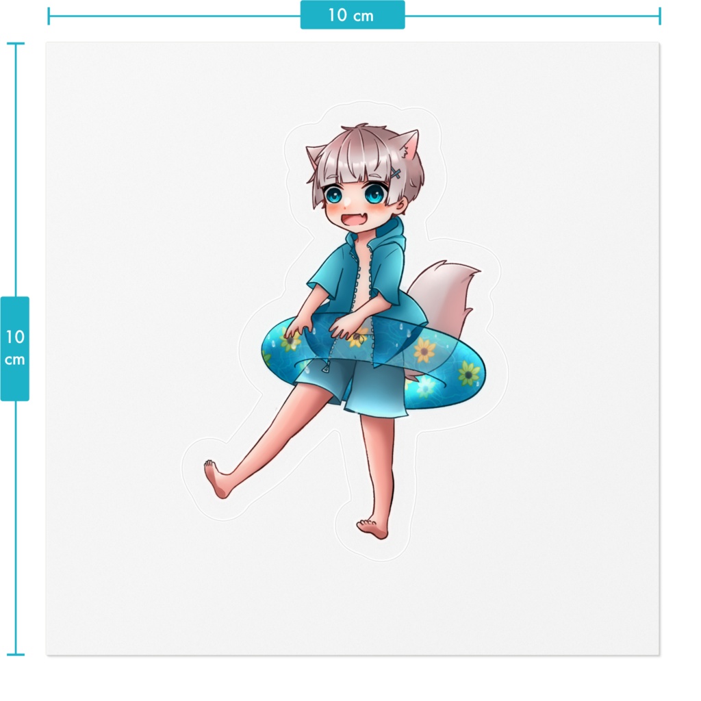 犬神くん オリキャラステッカー クリア