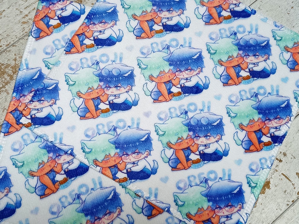 💙ミニミニいぶしゅーマイクロファイバータオル 20cm×20cm💙