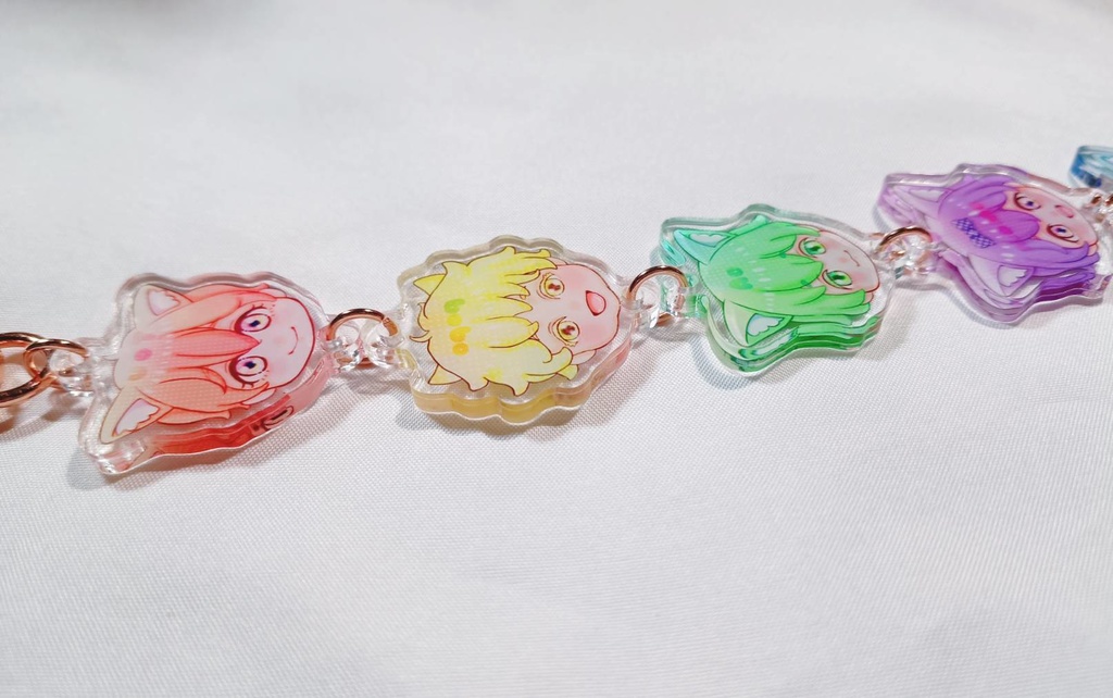 受注予約✨オメガバ色クレ🌈つながるアクキー