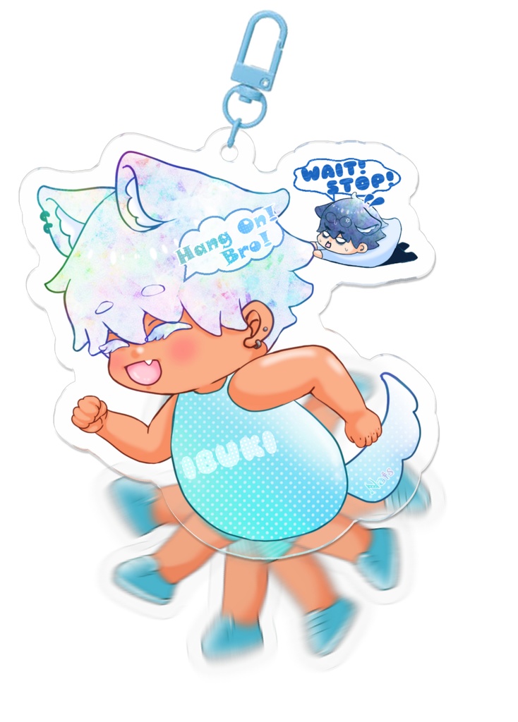 受注予約💙ダッシュ伊吹のグルグル回転アクキー💙