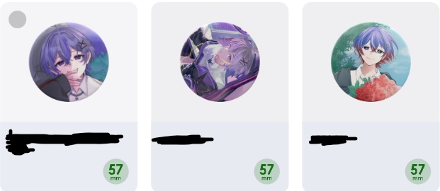 トレーディング缶バッジ