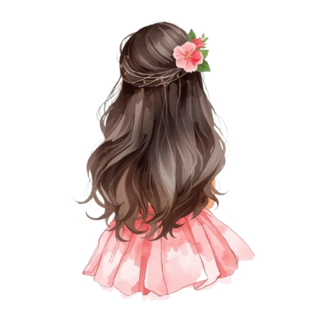 ハワイアンな水彩イラストクリップアート 8種 (PNG)