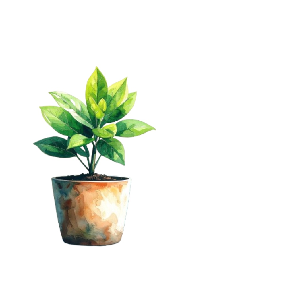 ガーリーな水彩イラストクリップアート 8種 (PNG)