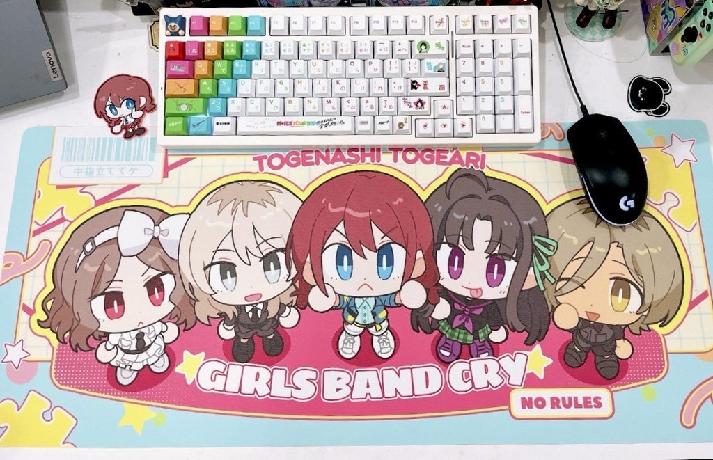 【C107】トゲナシトゲアリ同人イラスト ゲーミングプレイマット ＺＴＴ☆残業後ティータイム