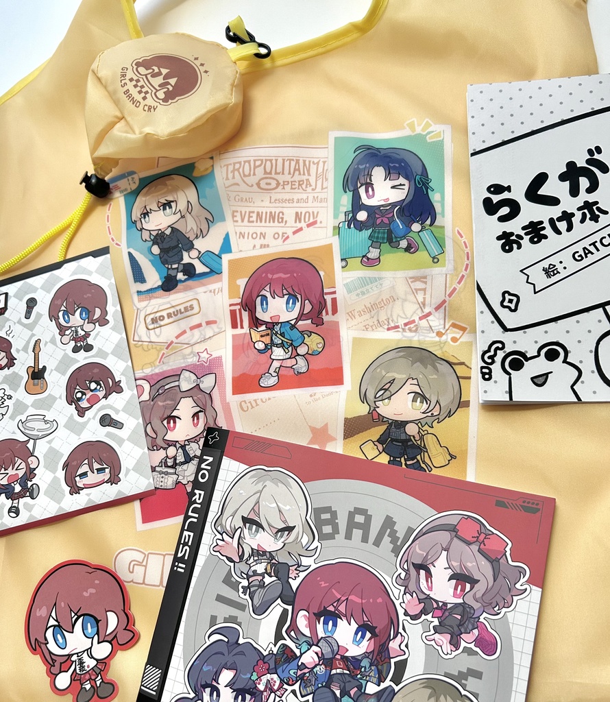 【C107】ガルクラ新刊セット「NO RULES!!」 ZTT☆残業後ティータイム