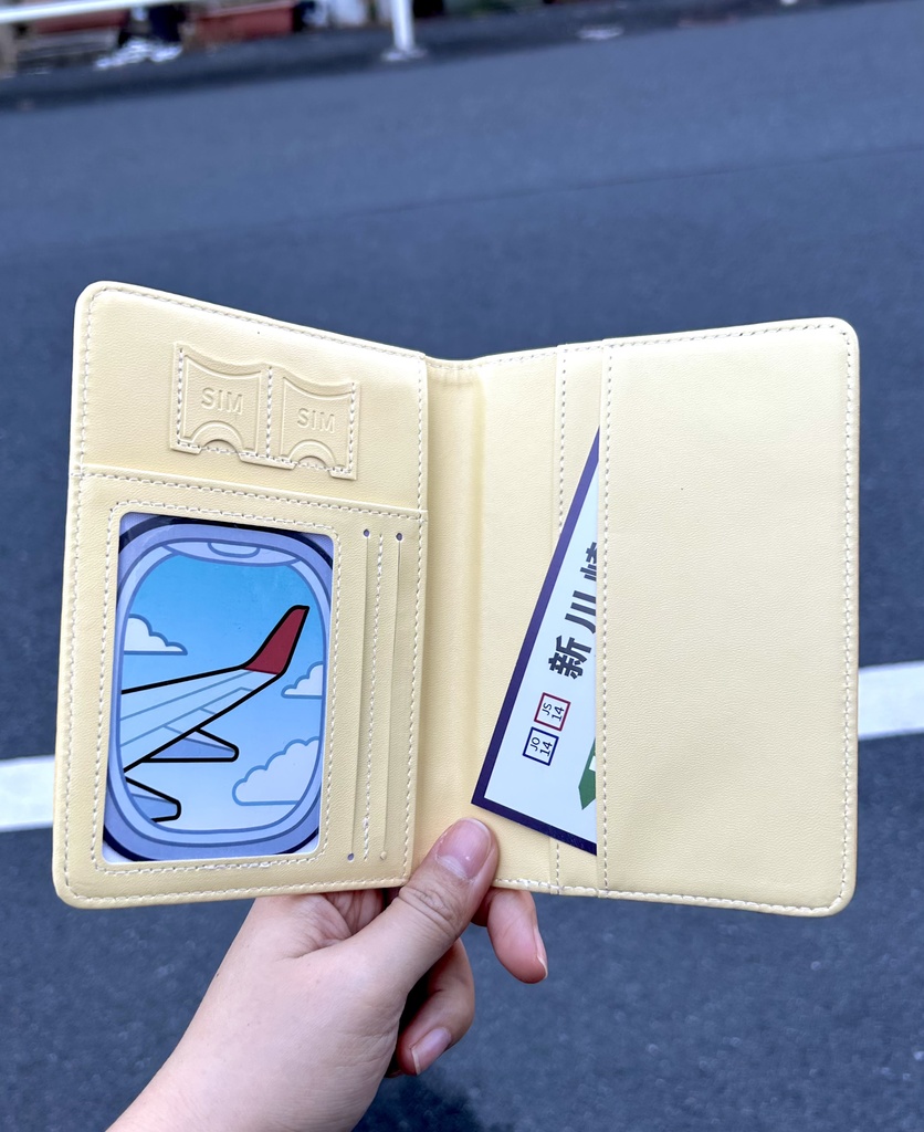 【C107】パスポートケース 旅するトゲナシトゲアリ ZTT☆残業後ティータイム