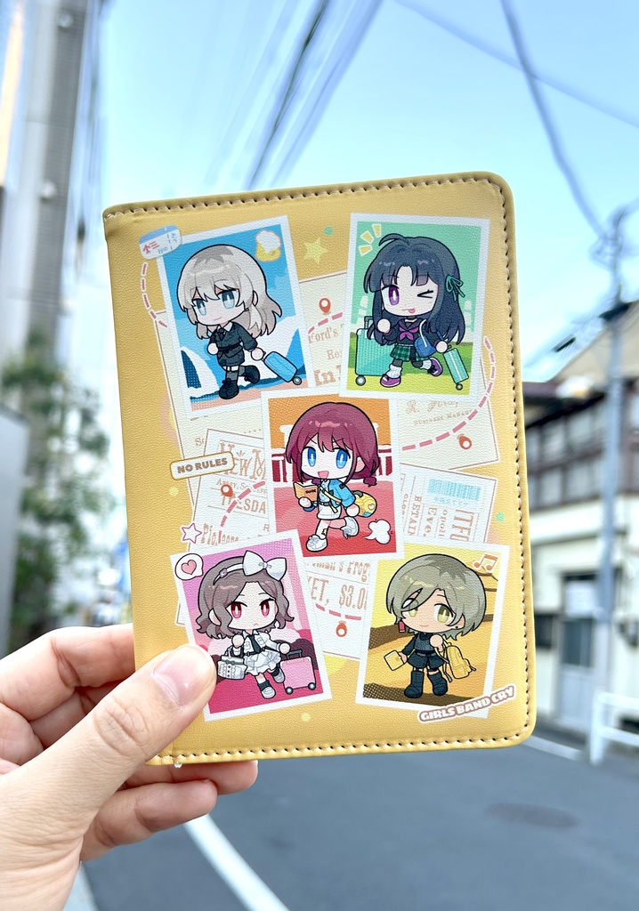 【C107】パスポートケース 旅するトゲナシトゲアリ ZTT☆残業後ティータイム