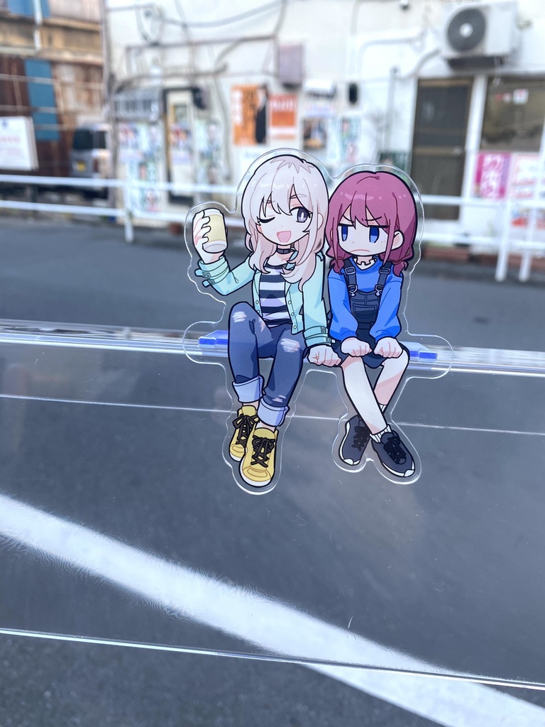 【C107】アクリルスタンド（仁菜＆桃香）  トゲナシトゲアリ ＺＴＴ☆残業後ティータイム