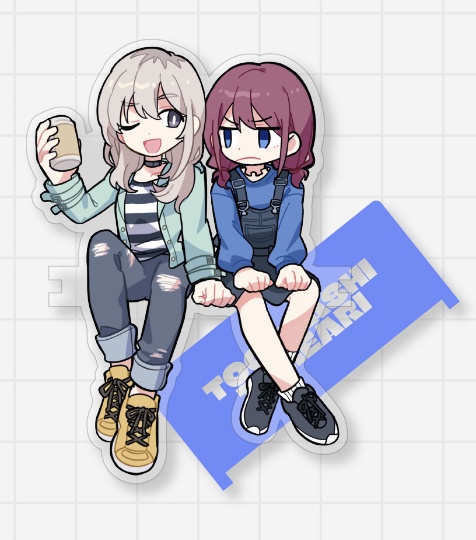 【C107】アクリルスタンド(仁菜&桃香) トゲナシトゲアリ ZTT☆残業後ティータイム