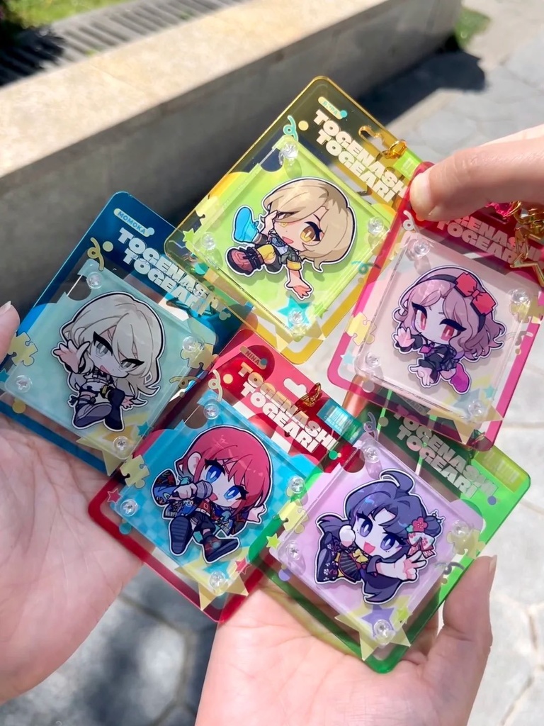 【C107】アクリルキーホルダー トゲナシトゲアリ ＺＴＴ☆残業後ティータイム