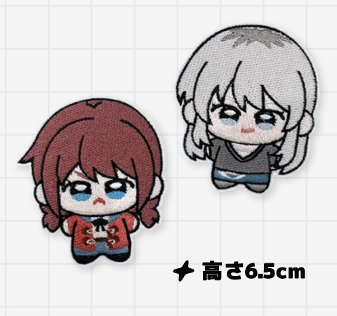 【C107】刺繍ワッペン 井芹仁菜 河原木桃香  トゲナシトゲアリ ＺＴＴ☆残業後ティータイム