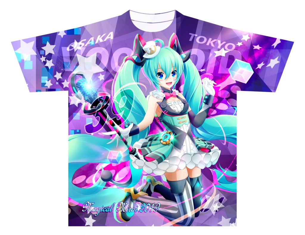 マジカルミライ2019 フルグラTシャツ kyon-U ver.