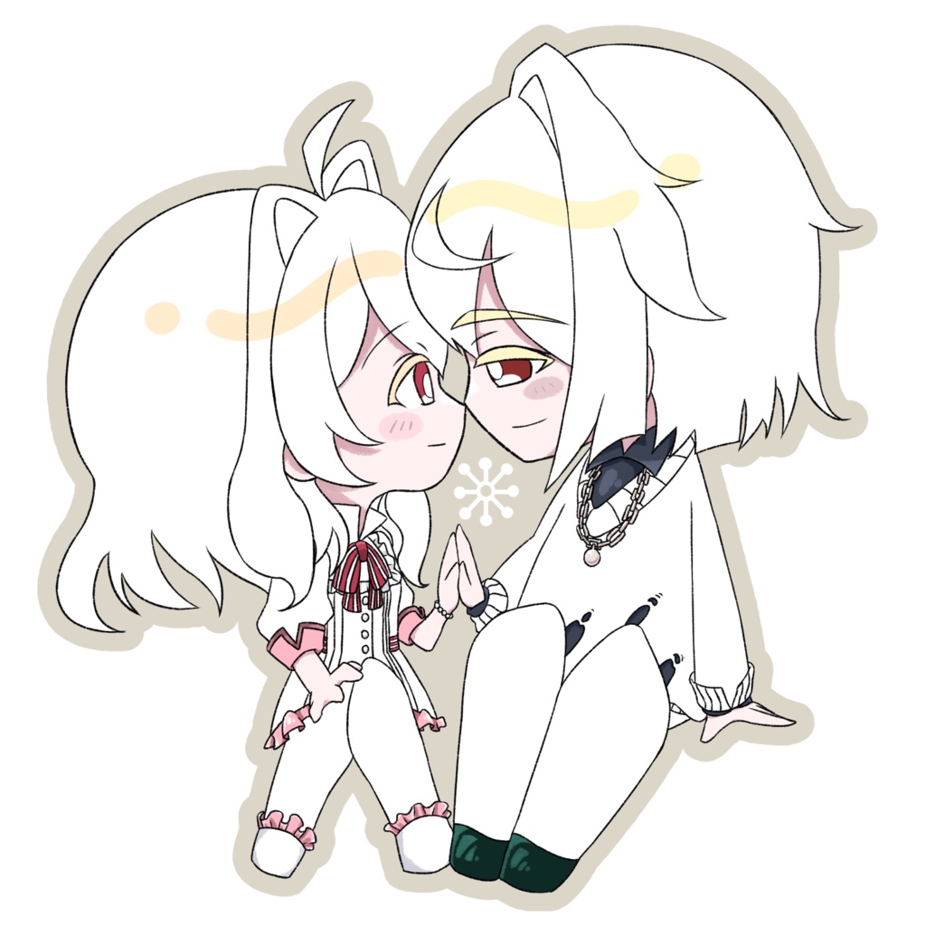 桜に誘われるみなつむアクキー