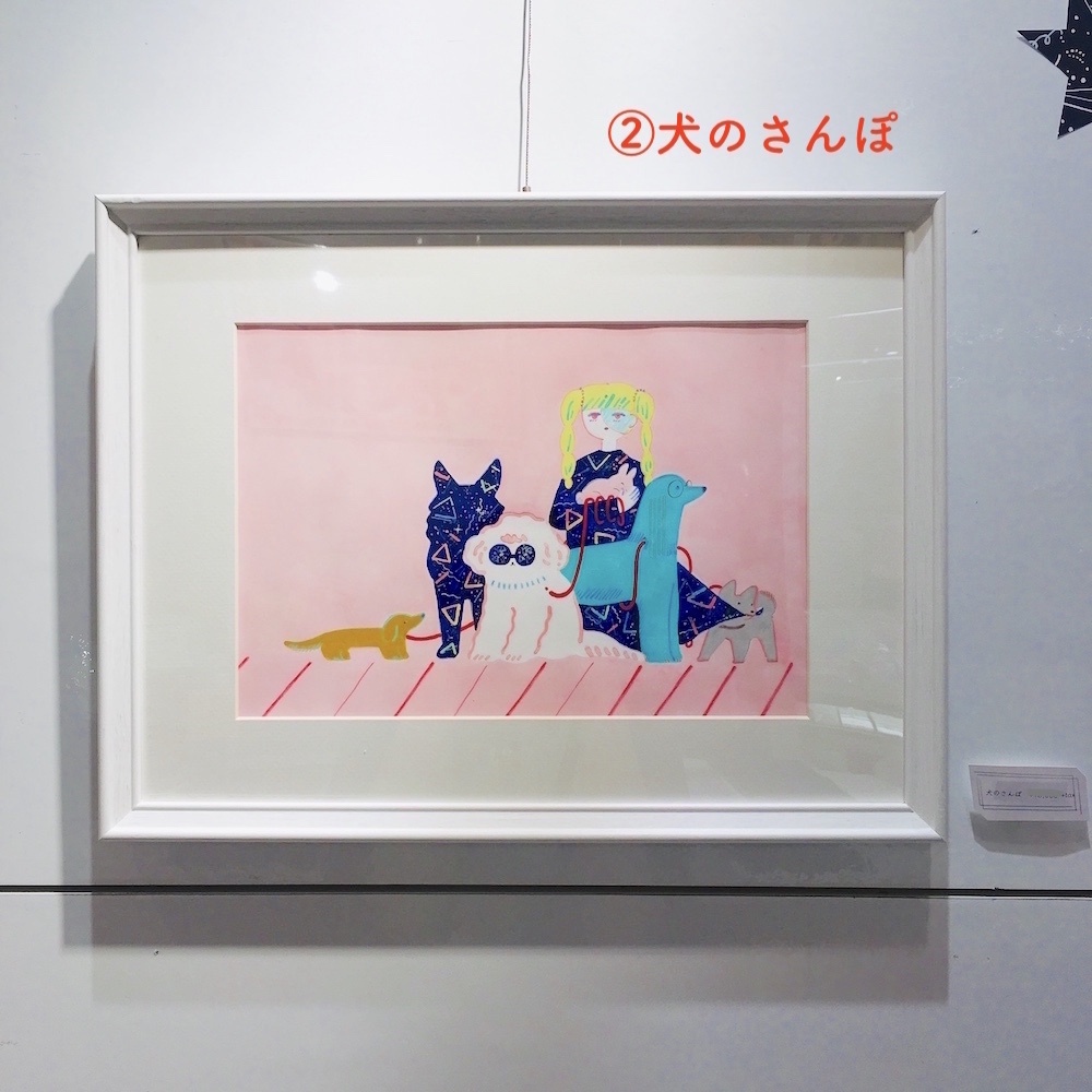 小個展「夏・夜・思」作品原画