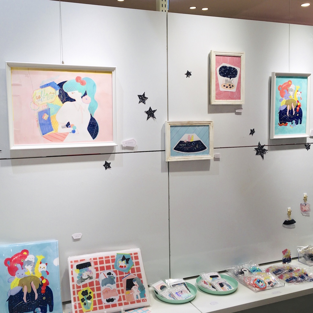 小個展「夏・夜・思」作品原画