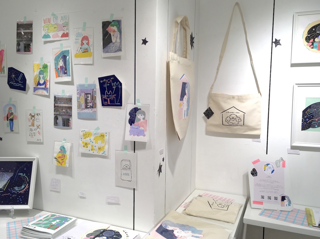 小個展「夏・夜・思」作品原画