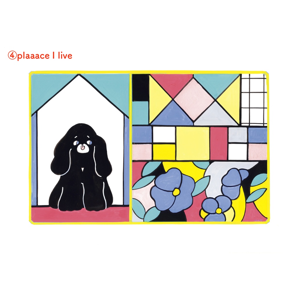 個展「live life death」作品原画その2(A4)