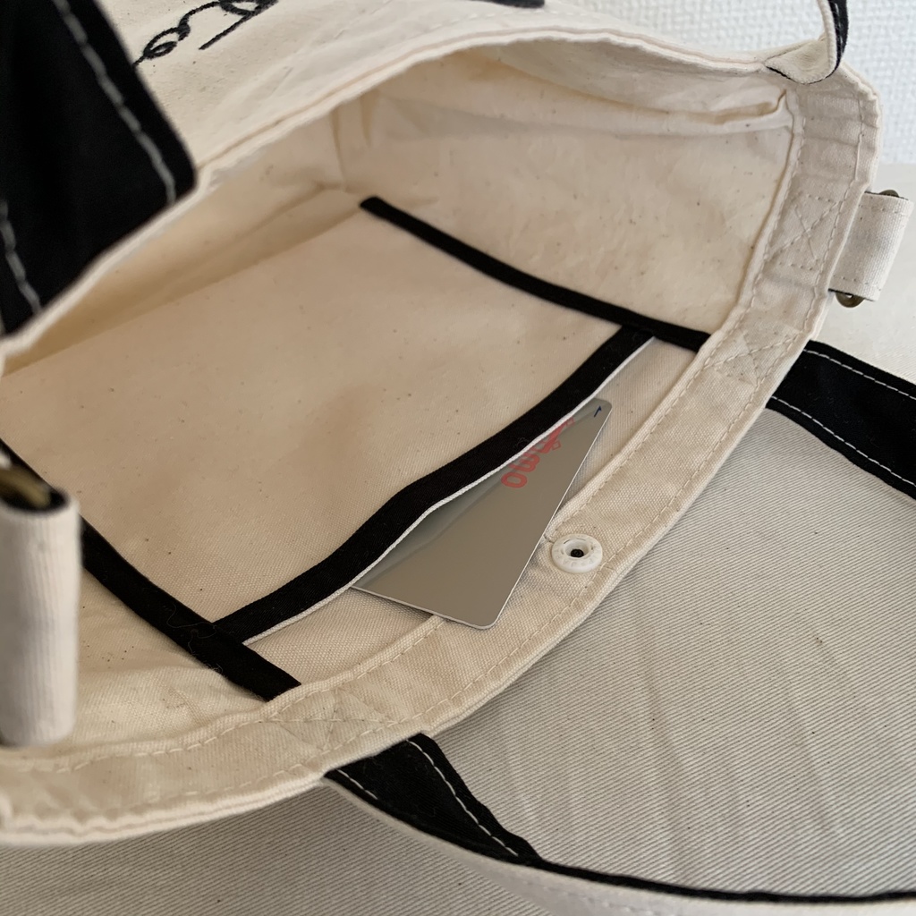 ちょびっと。オリジナル刺繍トートバッグS