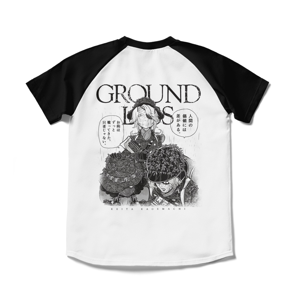 GROUNDLESSラグランTシャツ