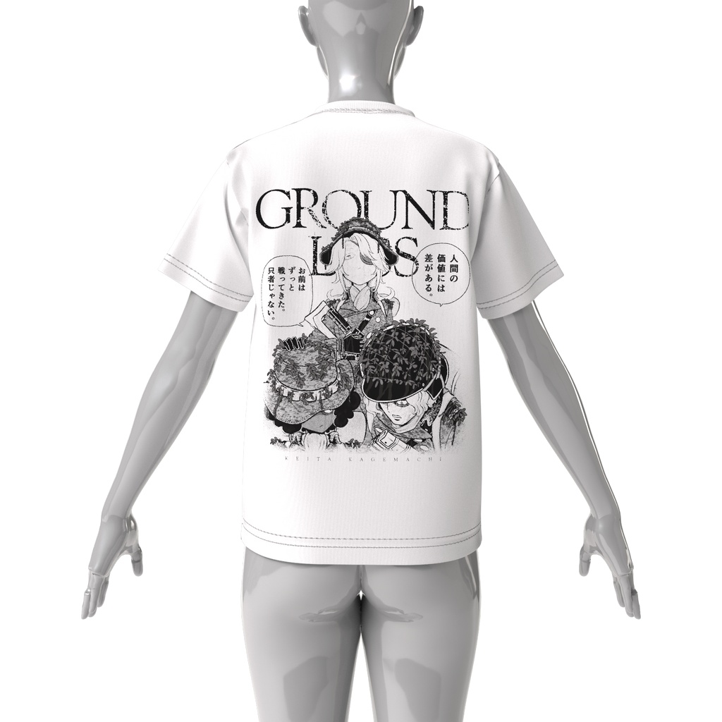 GROUNDLESSビッグシルエットTシャツ