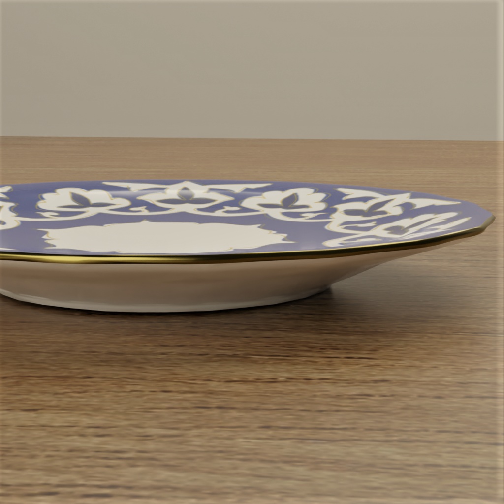 【3D小物】ウズベク食器セット|Keling, dasturxon yozaylik!