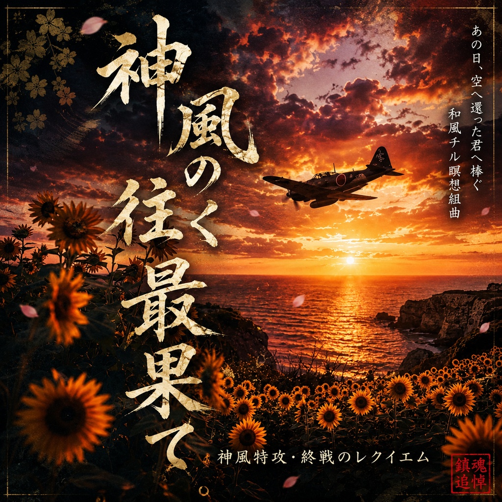 【高音質WAV】神風の往く最果て(和風瞑想レクイエム)