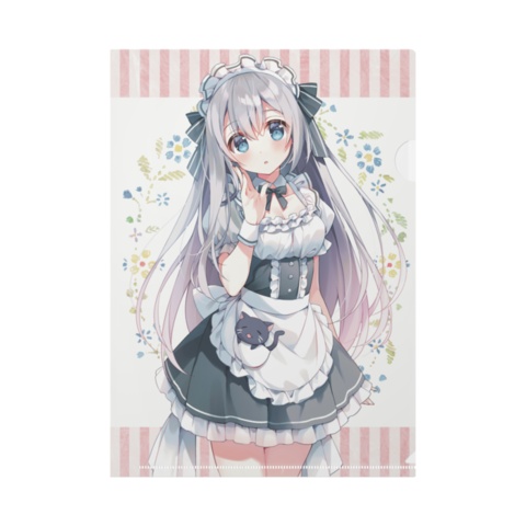 猫月みお_1周年記念 クリアファイル