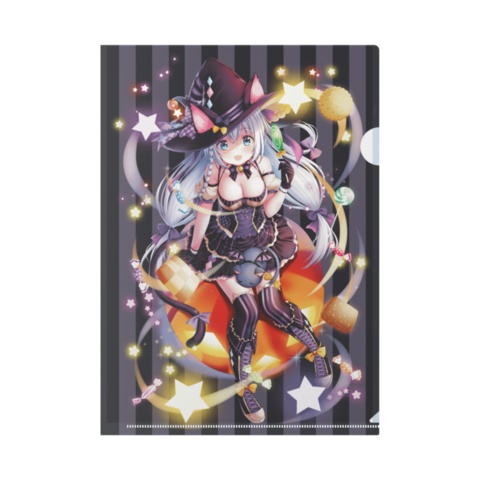猫月みお_ハロウィン2020 クリアファイル
