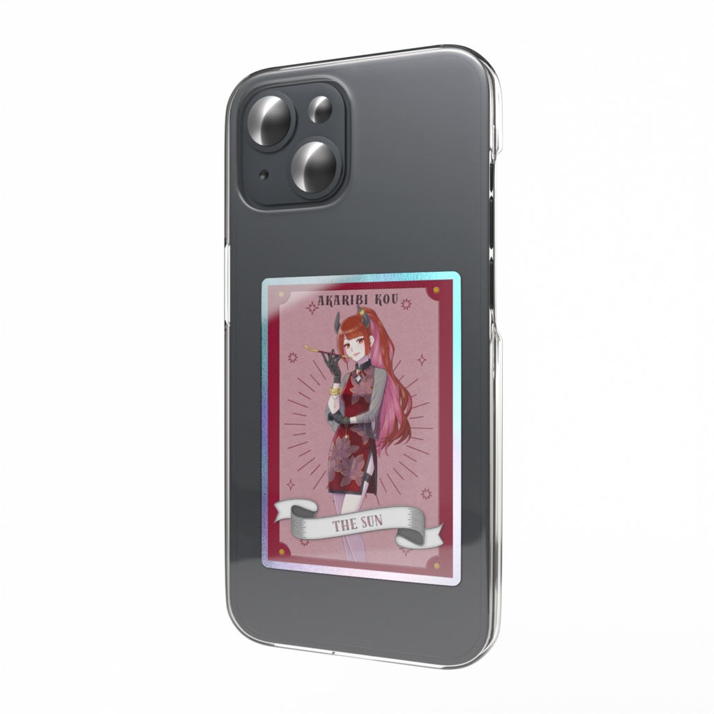 【チャンネル1000人記念】桜陽コウ オーロラスマホステッカー