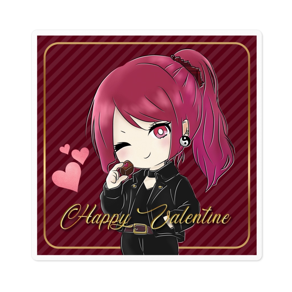 バレンタイン限定｜桜陽コウ ステッカー