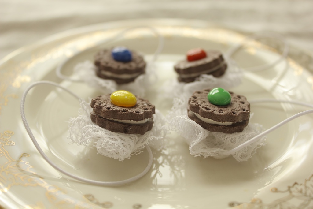 もちマス用 ココアクッキーサンドの帽子