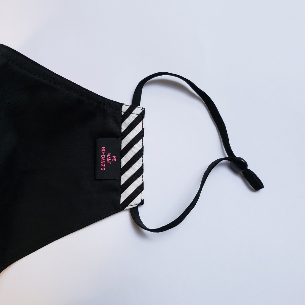 WE WANT GO-BANG'Sマスク/BLACK×PINK