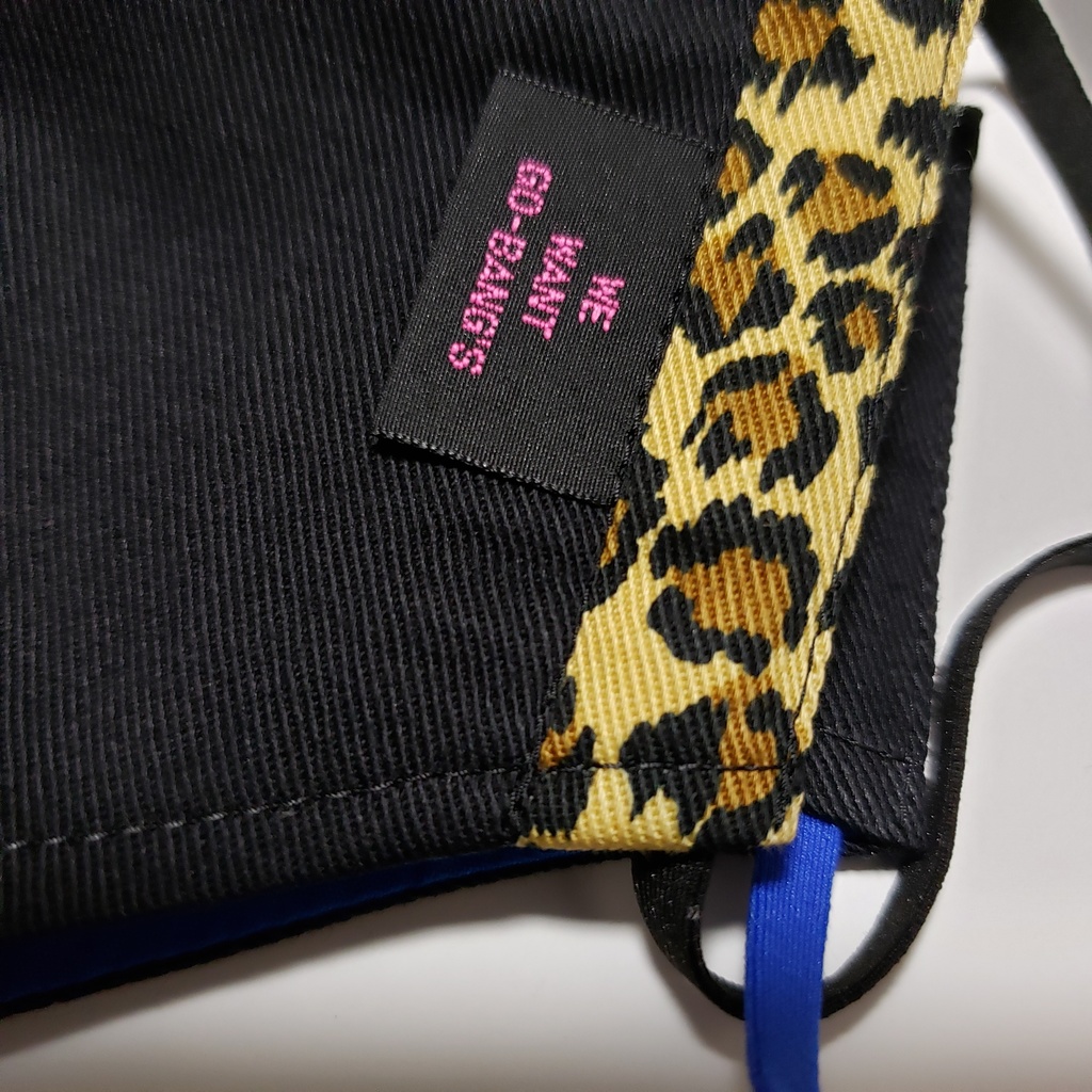 Sale♪WE WANT GO-BANG'Sマスク/BLACK×BLUE