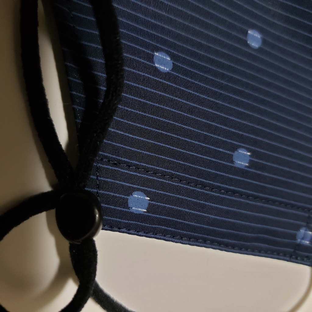 Sale♪ITALYコットンネイビーストライプ&ドット