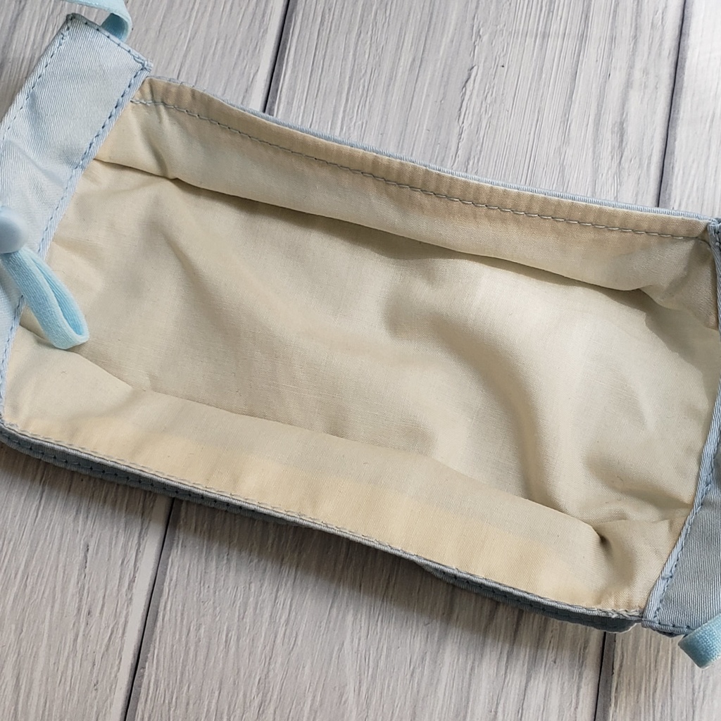 Sale♪ライトブルーのボックスマスク/トリコロール