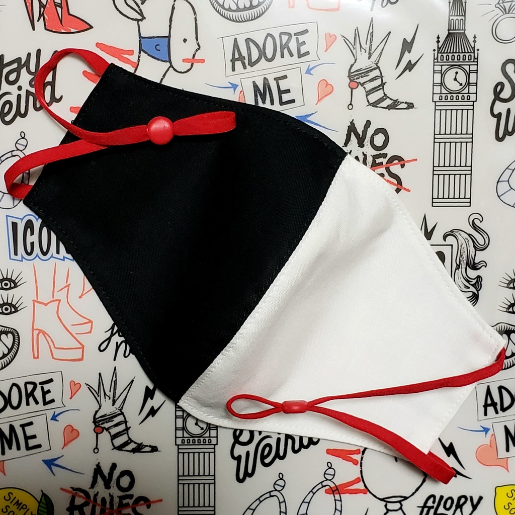 クルエラマスク/BLACK×WHITE