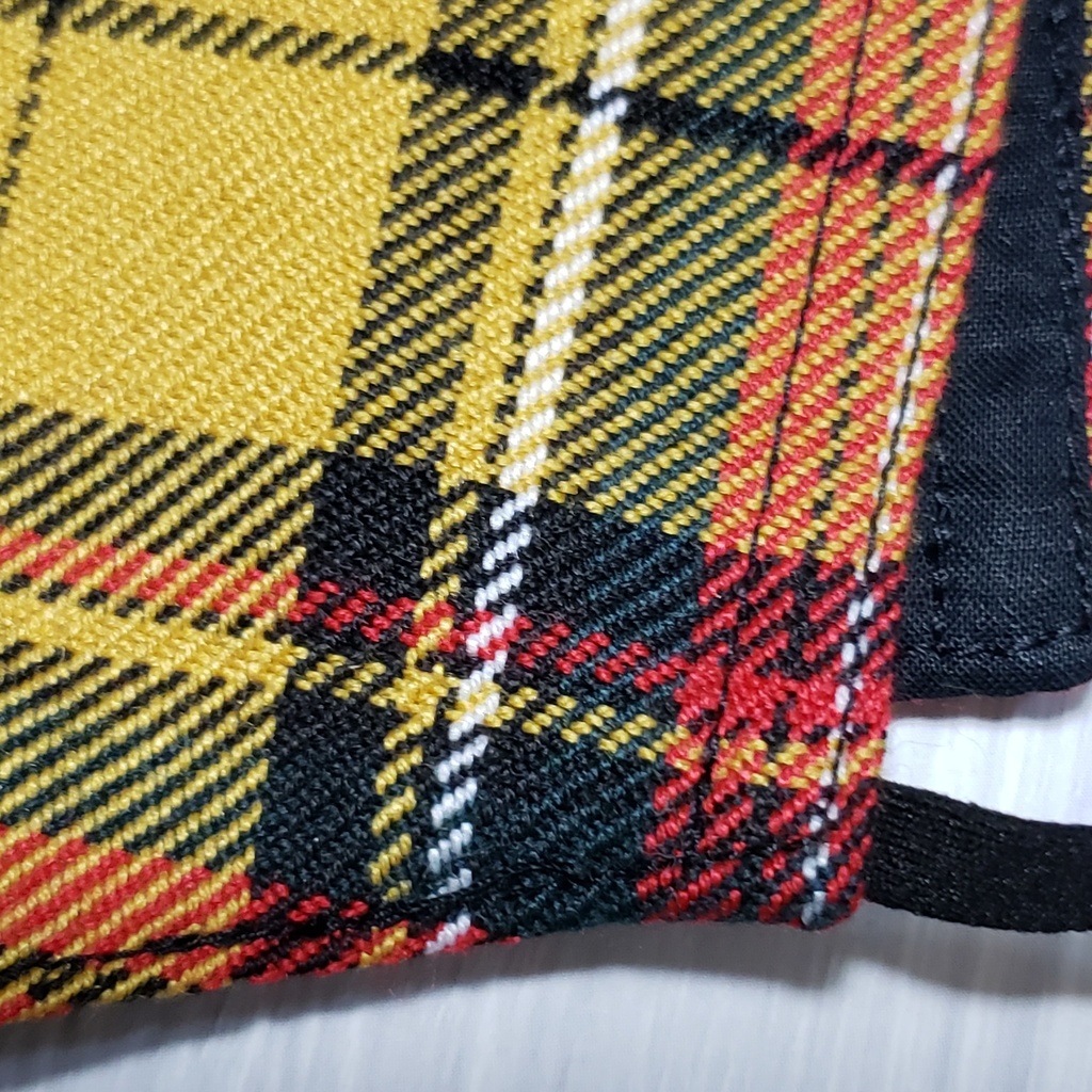 TRタータンチェックマスク