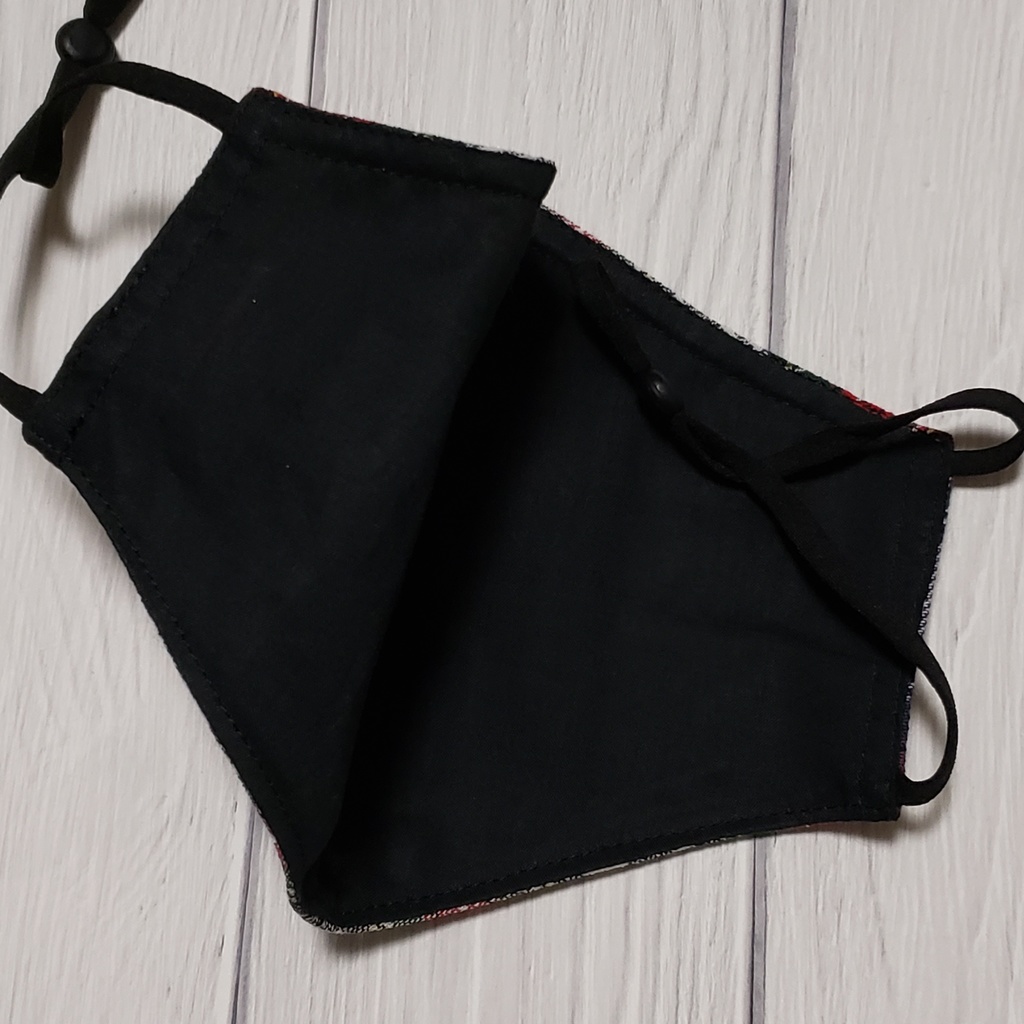 テッキングタータンチェックマスク