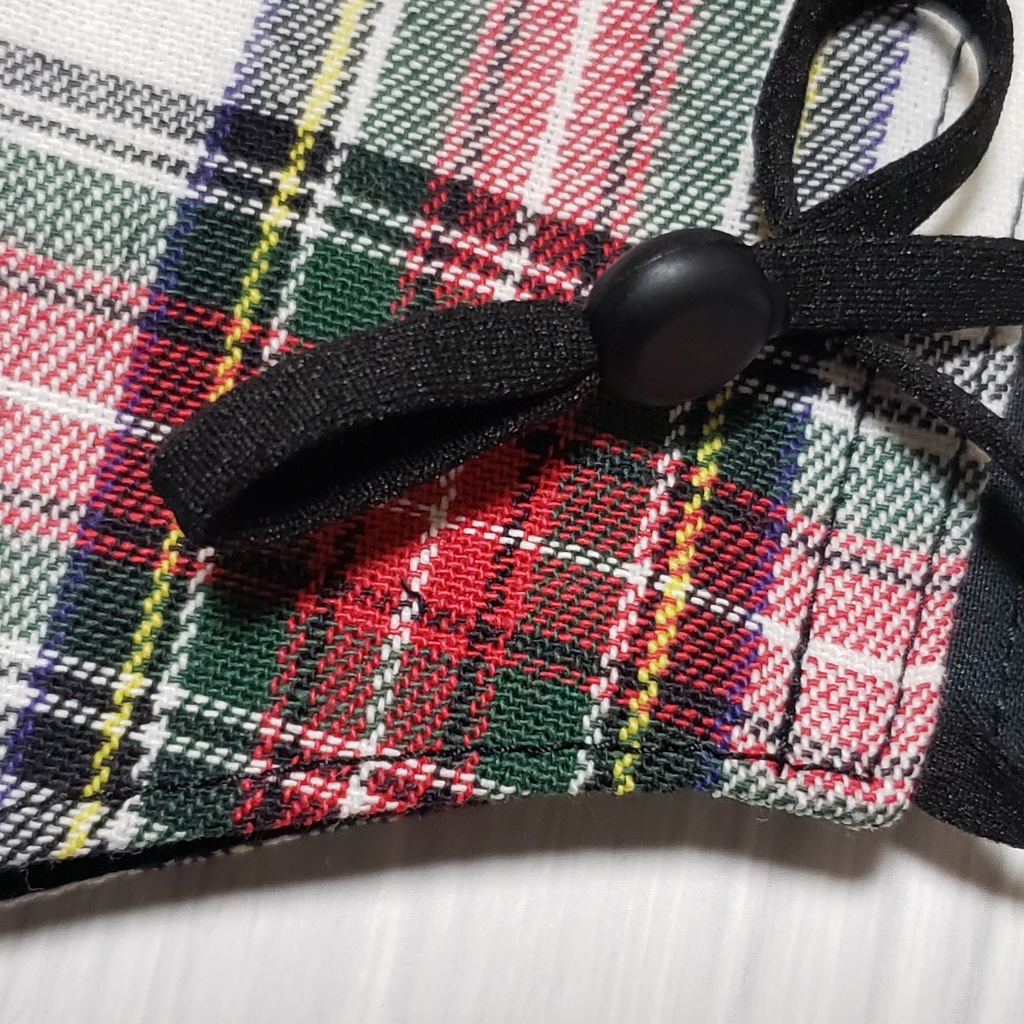 テッキングタータンチェックマスク