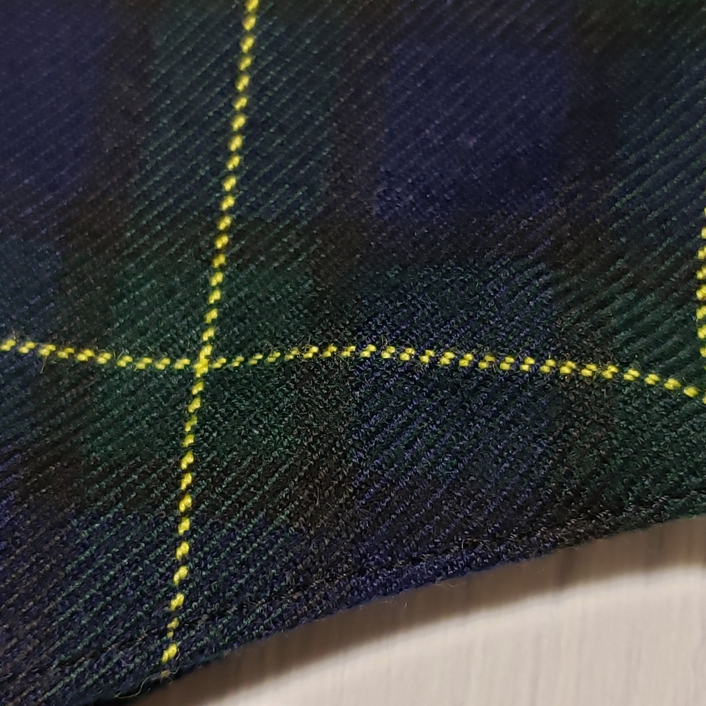 TRタータン/ネイビー×グリーン