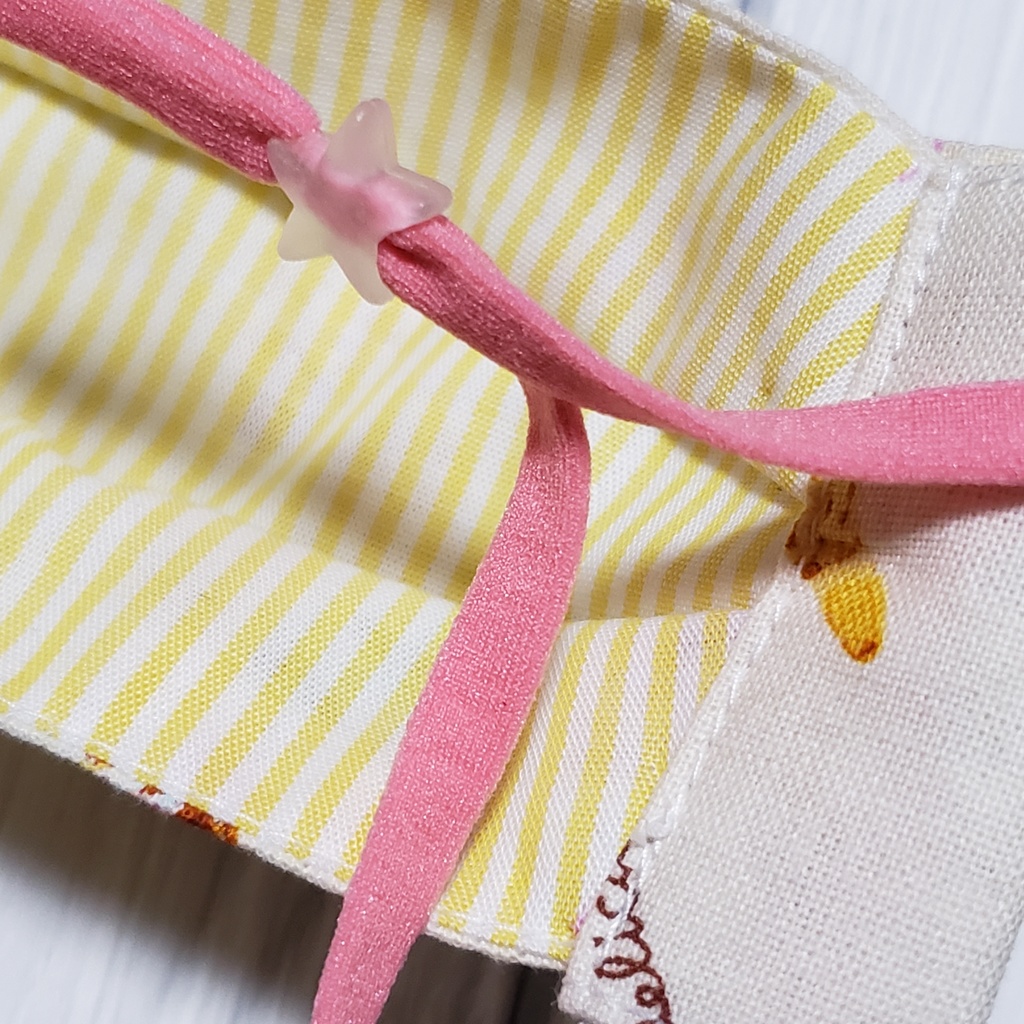 キッズマスクボックスタイプ3個セット巾着付き/アイスクリーム