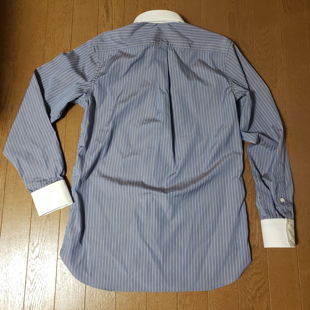 サンプルセール♪リボンタイ付きクレリックシャツ/XSサイズ