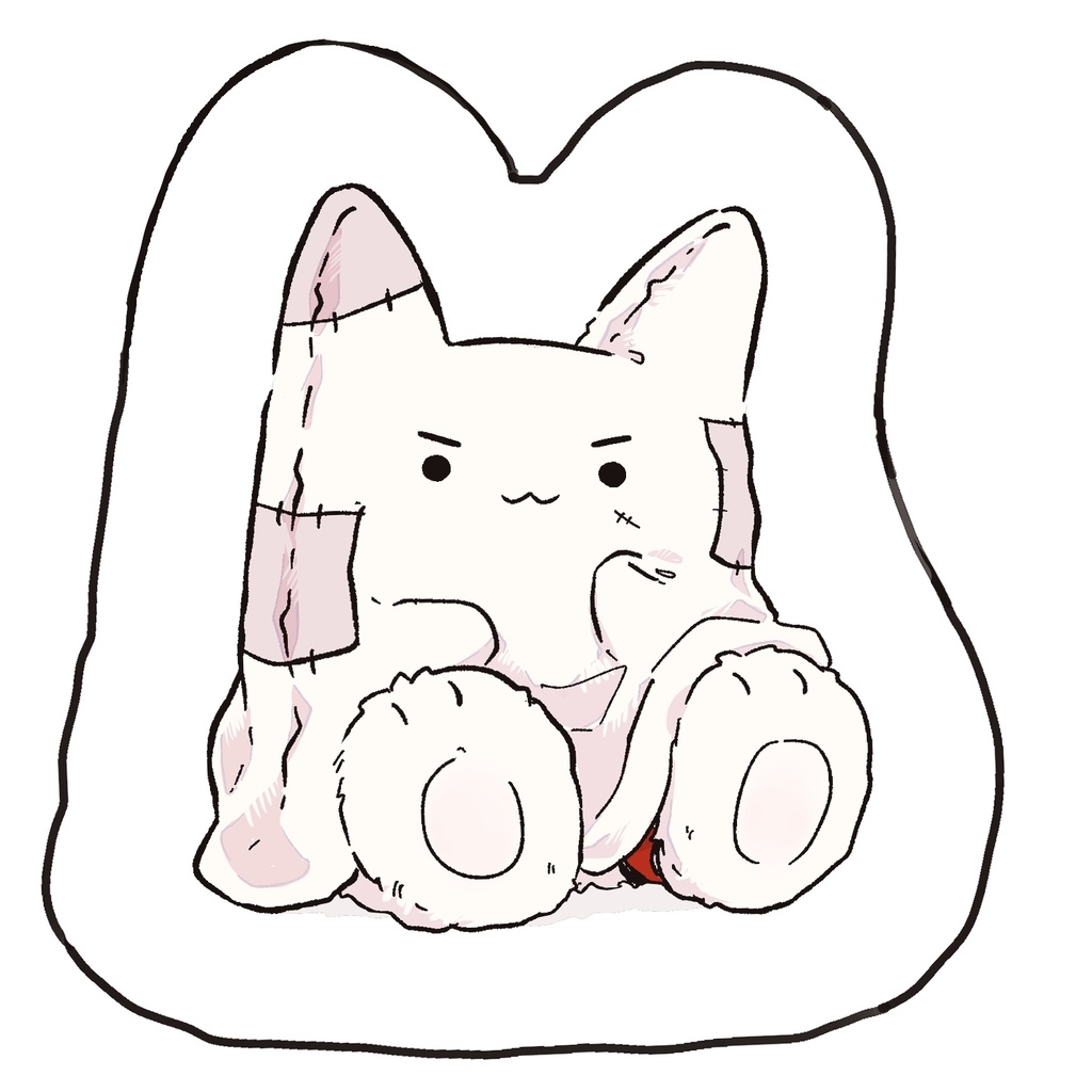 ミニクッション(いぬっぽい)