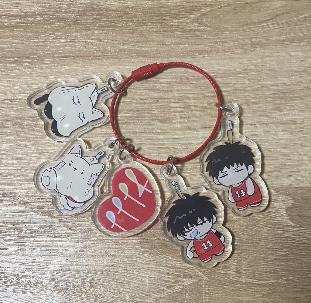 ジャラジャラアクキー(いきものといっしょver)