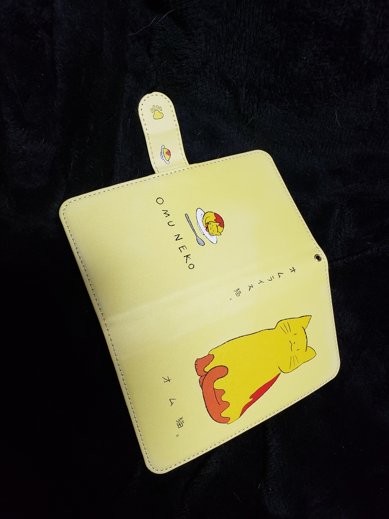 オム猫スマホカバー